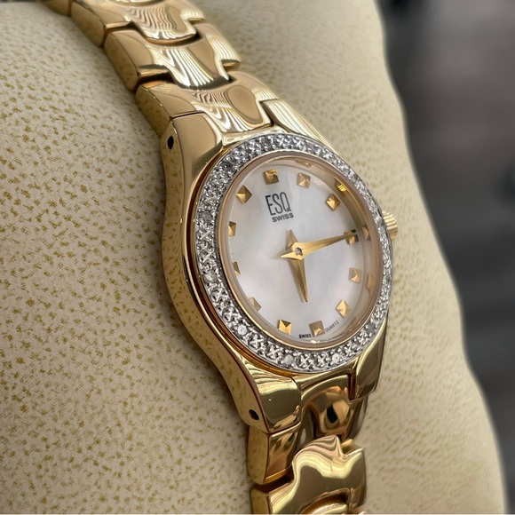 SOLD ESQ by Movado — Women’s Small Intrigue Diamond Accented Watch - Picture 8 of 11